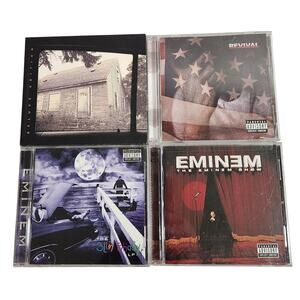 Eminem Tested Rap CD Lot Of 4 (Aftermath, 1999-2017) Pre-owned